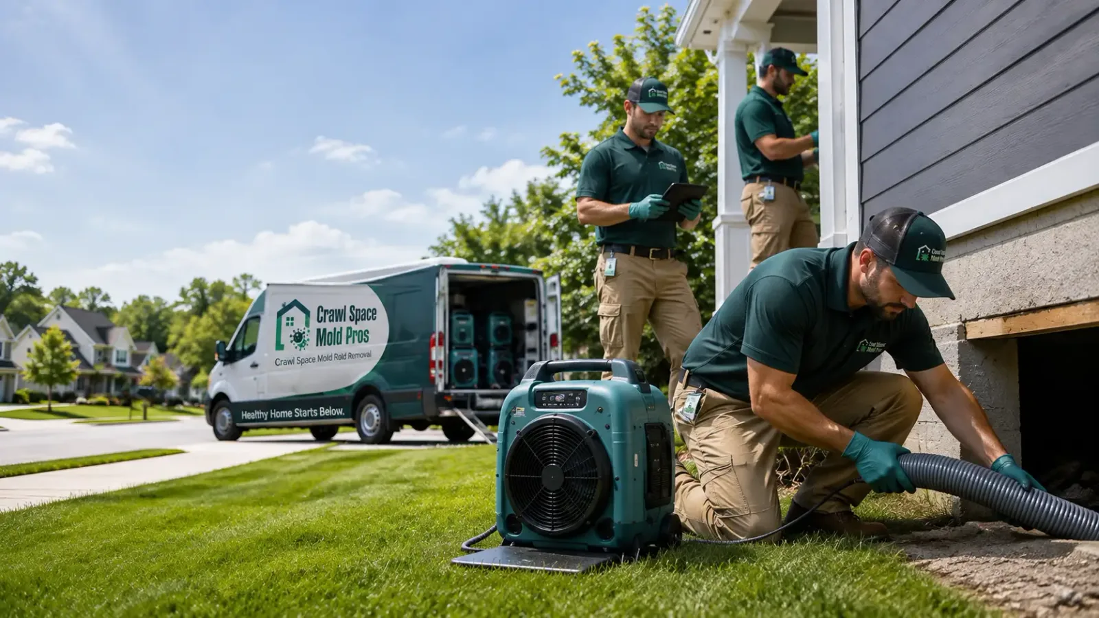 Crawl Space Mold Removal in Wilsonville, AL